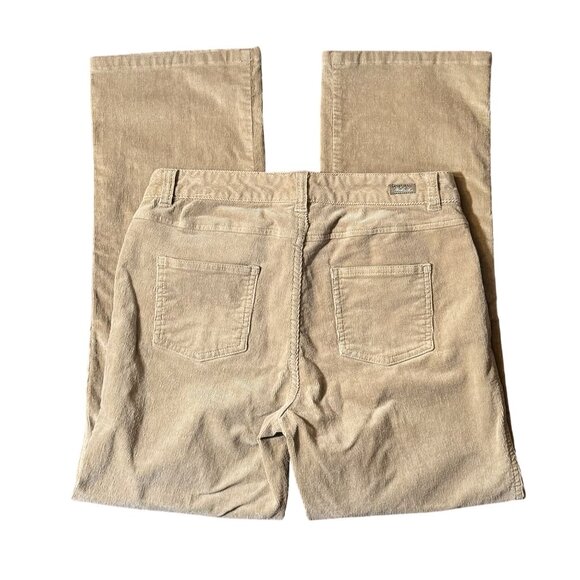 Woolrich Khaki Corduroy Pants Size 6 Cotton Spandex Straight Leg Five Pocket - Picture 2 of 8